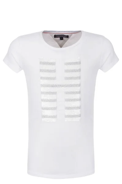 T-shirt Ame Tommy Hilfiger biały