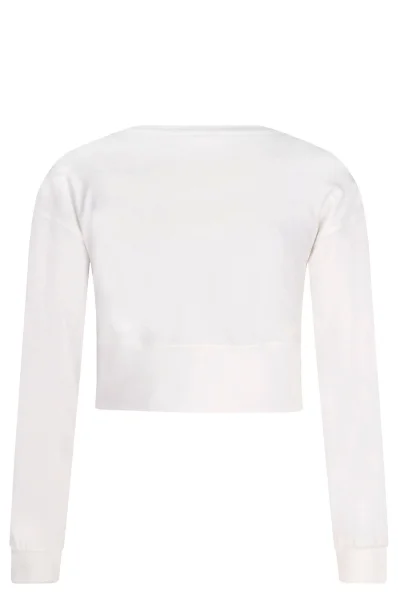Sweatshirt | Cropped Fit | stretch Pinko UP white