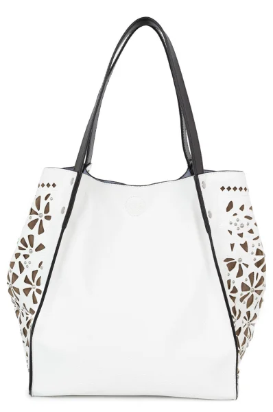 2n1 Ocroma Reversible Shopper Bag Marella white