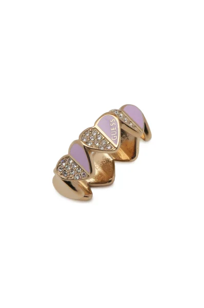 Ring LILAC & PAVE YG Guess violet