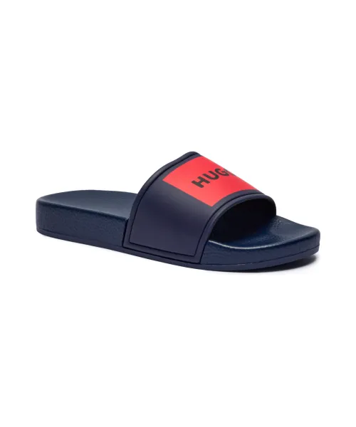 Klapki HUGO KIDS | Granatowy G00297