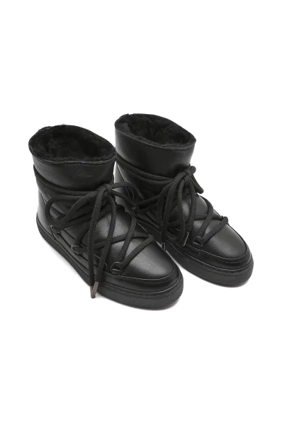 Leather snowboots NAPPA | with addition of wool INUIKII black