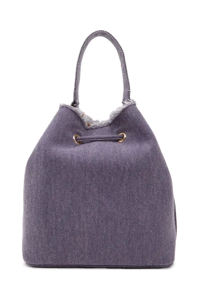 Bucket bag | denim Love Moschino violet
