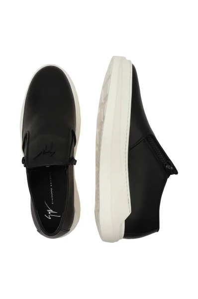 Leather sneakers Giuseppe Zanotti black