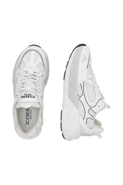 Sneakers | with addition of leather Iceberg white