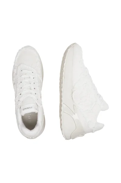 Sneakers PAULETTE | with addition of leather Pinko white