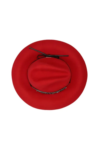 Wełniany kapelusz Borsalino Liu Jo czerwony
