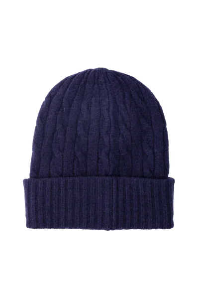 Wool cap | with addition of cashmere POLO RALPH LAUREN navy blue