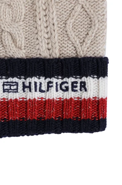 Czapka Cable Corporate Tommy Hilfiger beżowy