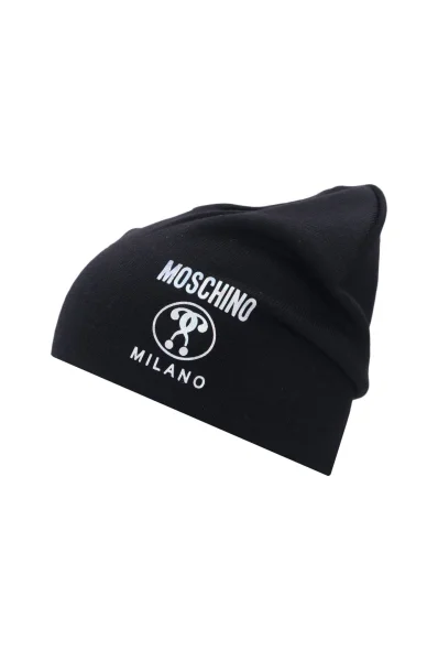 Wełniana czapka Moschino czarny