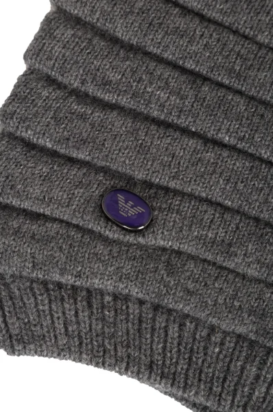 Wool cap Emporio Armani gray