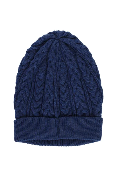 Luca Cable Beanie + Scarf Tommy Hilfiger navy blue