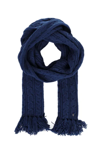 Luca Cable Beanie + Scarf Tommy Hilfiger navy blue