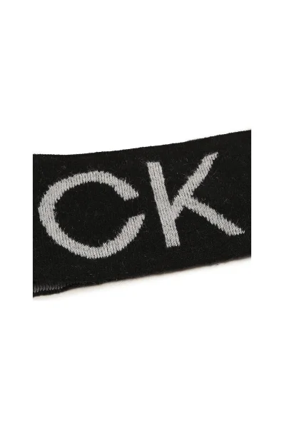 Reversible band ELEVATED MONOGRAM | with addition of wool Calvin Klein black