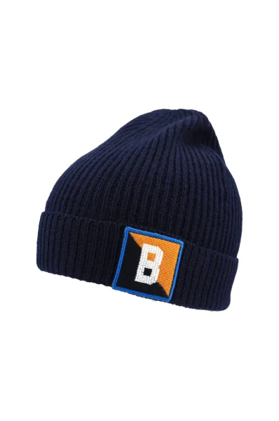 Wool cap Fedon 01 BOSS BLACK navy blue