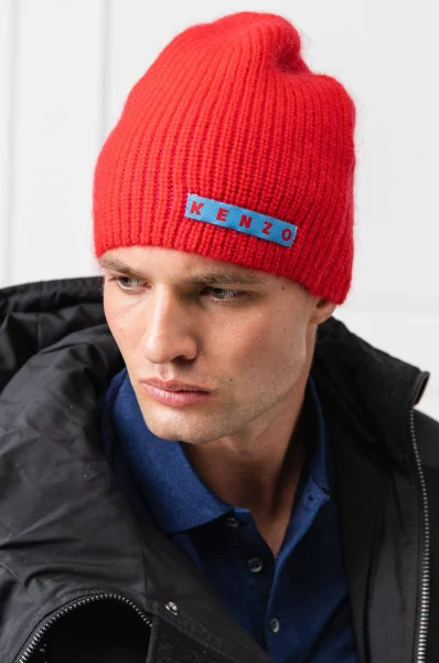 Cap BICOLOR | with addition of wool Kenzo red