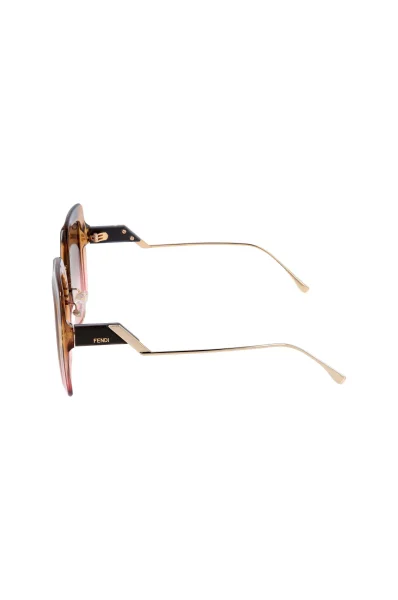 Okulary przeciwsłoneczne Fendi beżowy