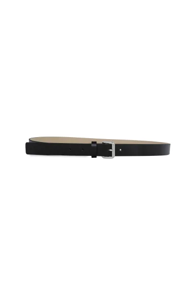 Leather belt Ley-D HUGO black
