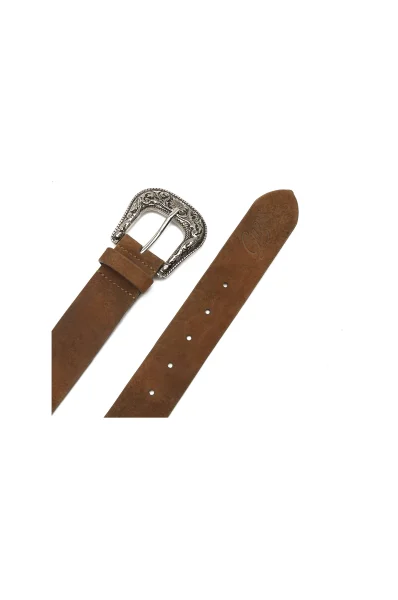 Leather belt MELIE GUESS brown