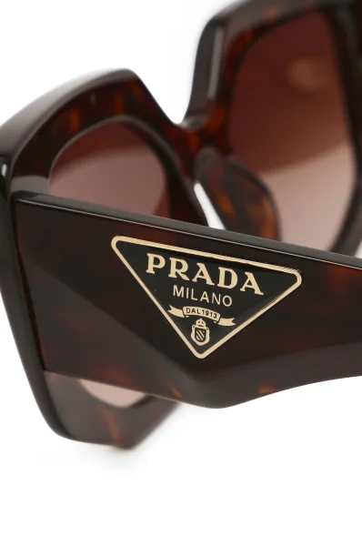 сонцезахисні окуляри Prada коричневий