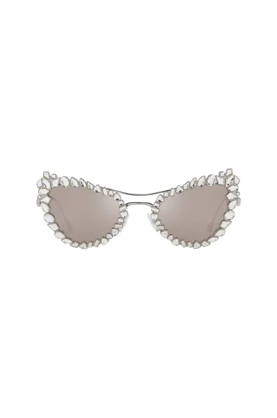 Сонцезахисні окуляри METAL Swarovski срібний