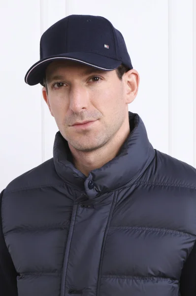 Baseball cap ELEVATED CORPORATE | with addition of wool Tommy Hilfiger navy blue