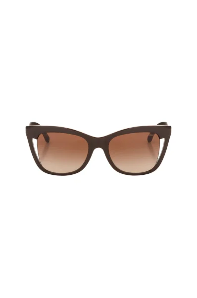 Okulary przeciwsłoneczne Emporio Armani brązowy