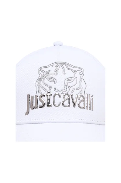 Bejsbolówka Just Cavalli biały