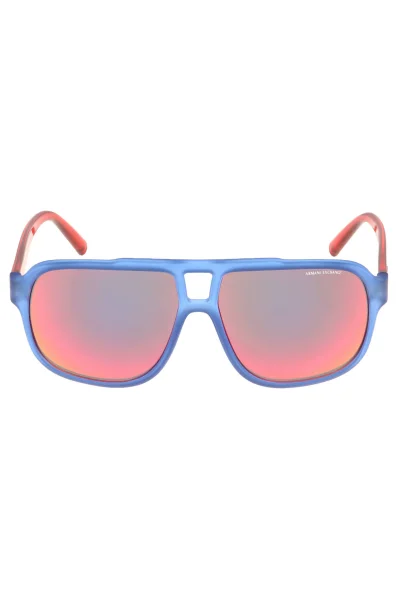 Okulary przeciwsłoneczne Armani Exchange niebieski