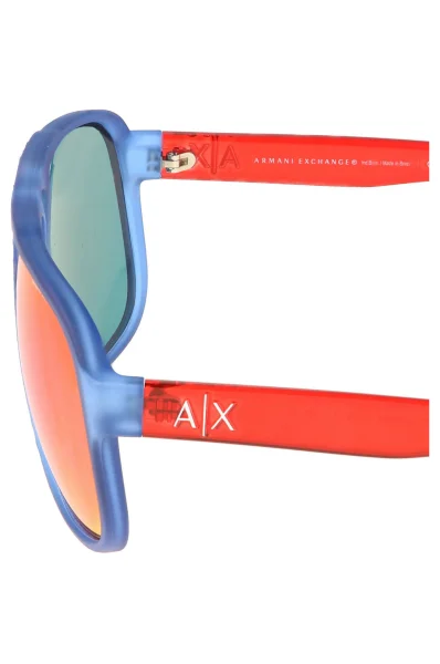 Okulary przeciwsłoneczne Armani Exchange niebieski
