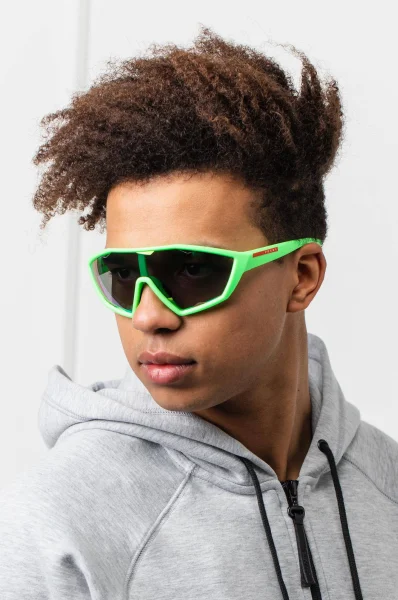 Okulary przeciwsłoneczne Prada Sport zielony