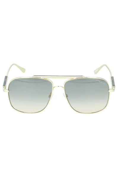 Okulary przeciwsłoneczne Tom Ford złoty