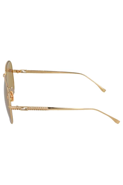 сонцезахисні окуляри Fendi золотий