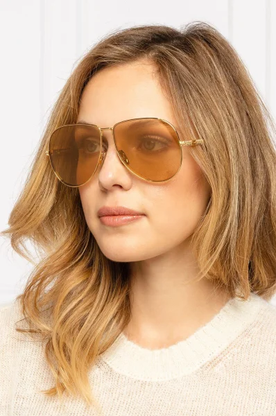 Okulary przeciwsłoneczne Fendi złoty