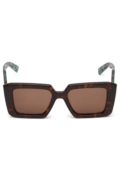 сонцезахисні окуляри Prada коричневий