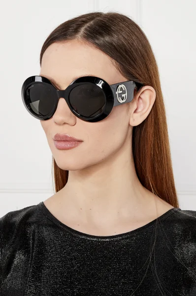 Okulary przeciwsłoneczne WOMAN RECYCLED A Gucci brązowy