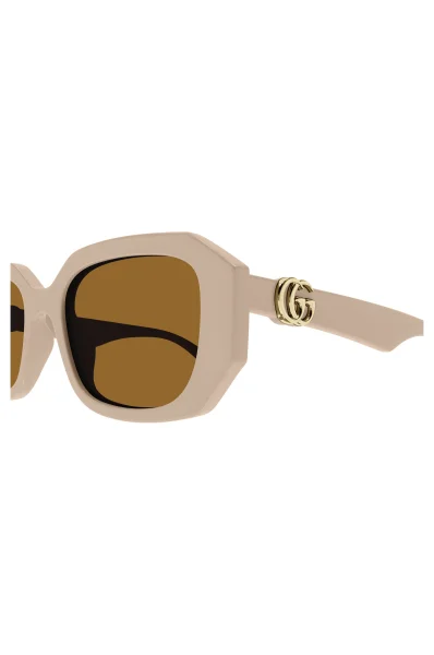 Okulary przeciwsłoneczne GG1535S-003 54 Gucci kremowy