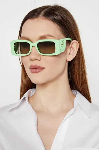 Okulary przeciwsłoneczne GG1325S-004 54 WOMAN INJECTION Gucci mint green
