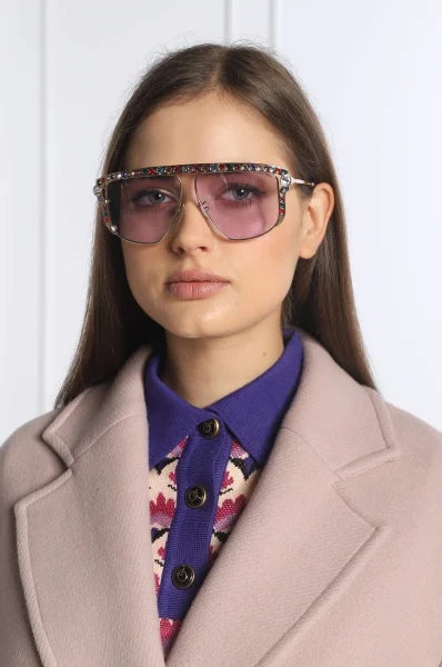 сонцезахисні окуляри Dolce & Gabbana золотий