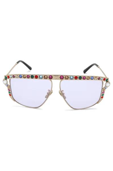 сонцезахисні окуляри Dolce & Gabbana золотий
