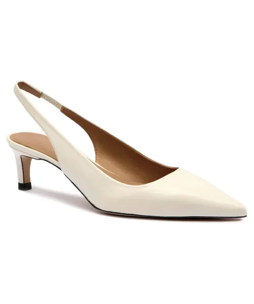 Leather pumps Janet BOSS BLACK | White 50542378