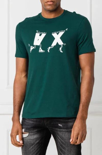 T-shirt | Regular Fit Armani Exchange green