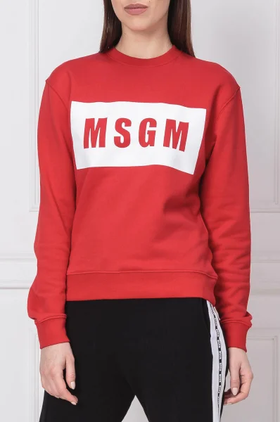 Bluza | Regular Fit MSGM czerwony