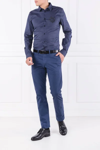 Shirt | Extra slim fit Versace Jeans navy blue