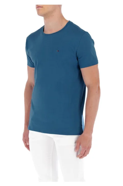 T-shirt TJM ESSENTIAL SOLID | Regular Fit Tommy Jeans niebieski