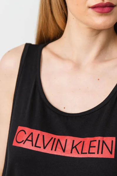 Top SIDE | Regular Fit Calvin Klein Swimwear czarny