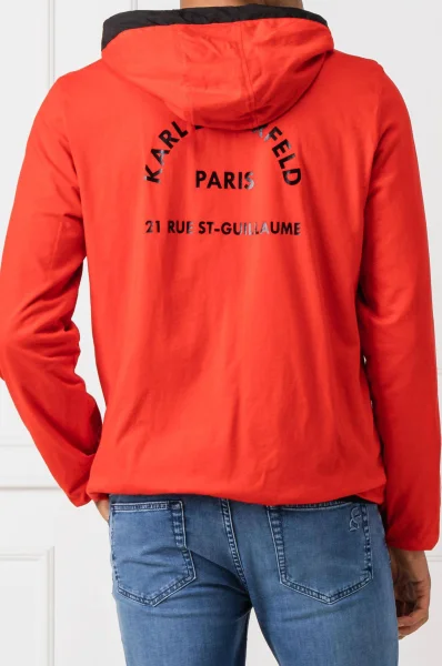 Reversible jacket | Regular Fit Karl Lagerfeld red