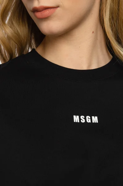 футболка | regular fit MSGM чорний