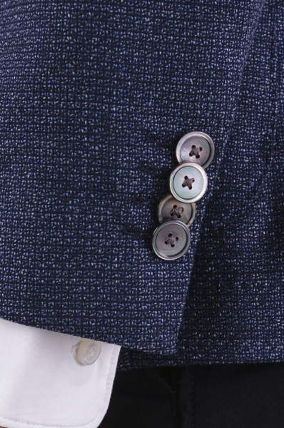 Wool blazer Janson6 | Regular Fit | with addition of linen BOSS BLACK navy blue