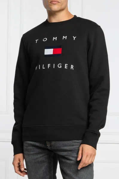 Bluza | Regular Fit Tommy Hilfiger czarny